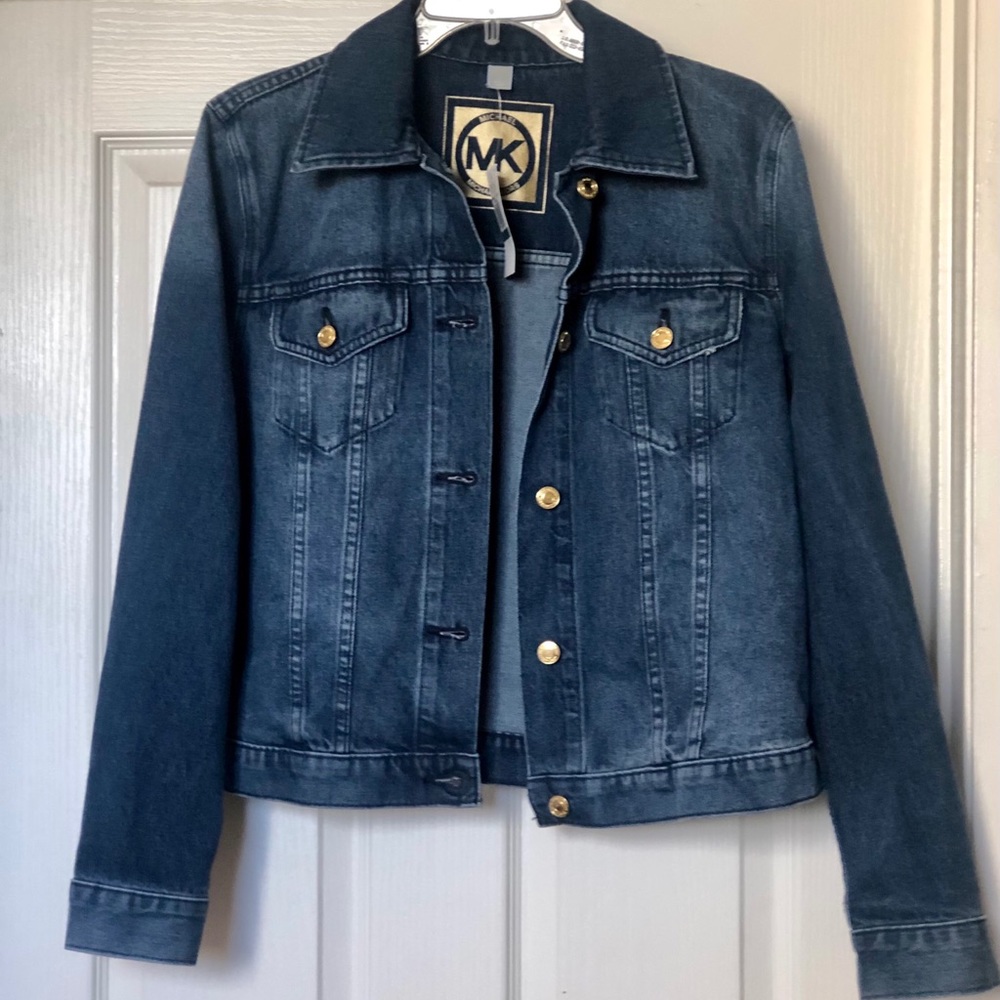 Michael Kors denim jacket NWT